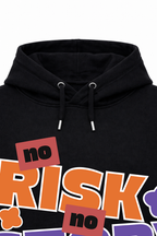 No Risk Story Printed Hoodie