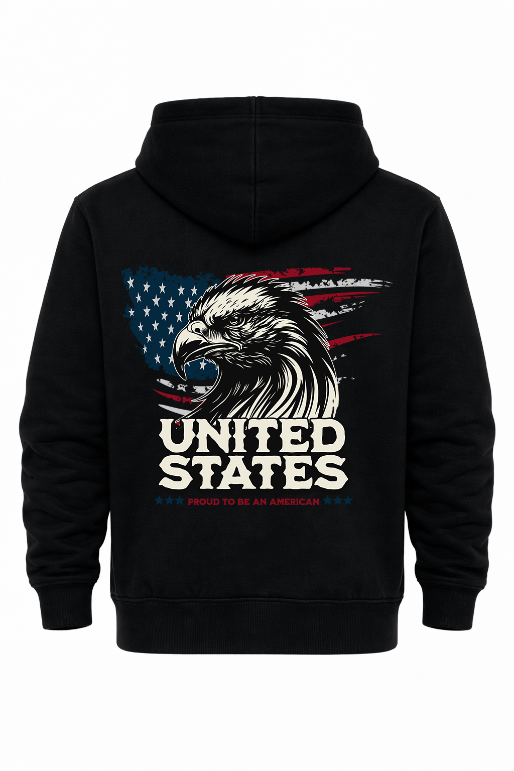 United States Eagle Hoodie - Front & Back Print Main image