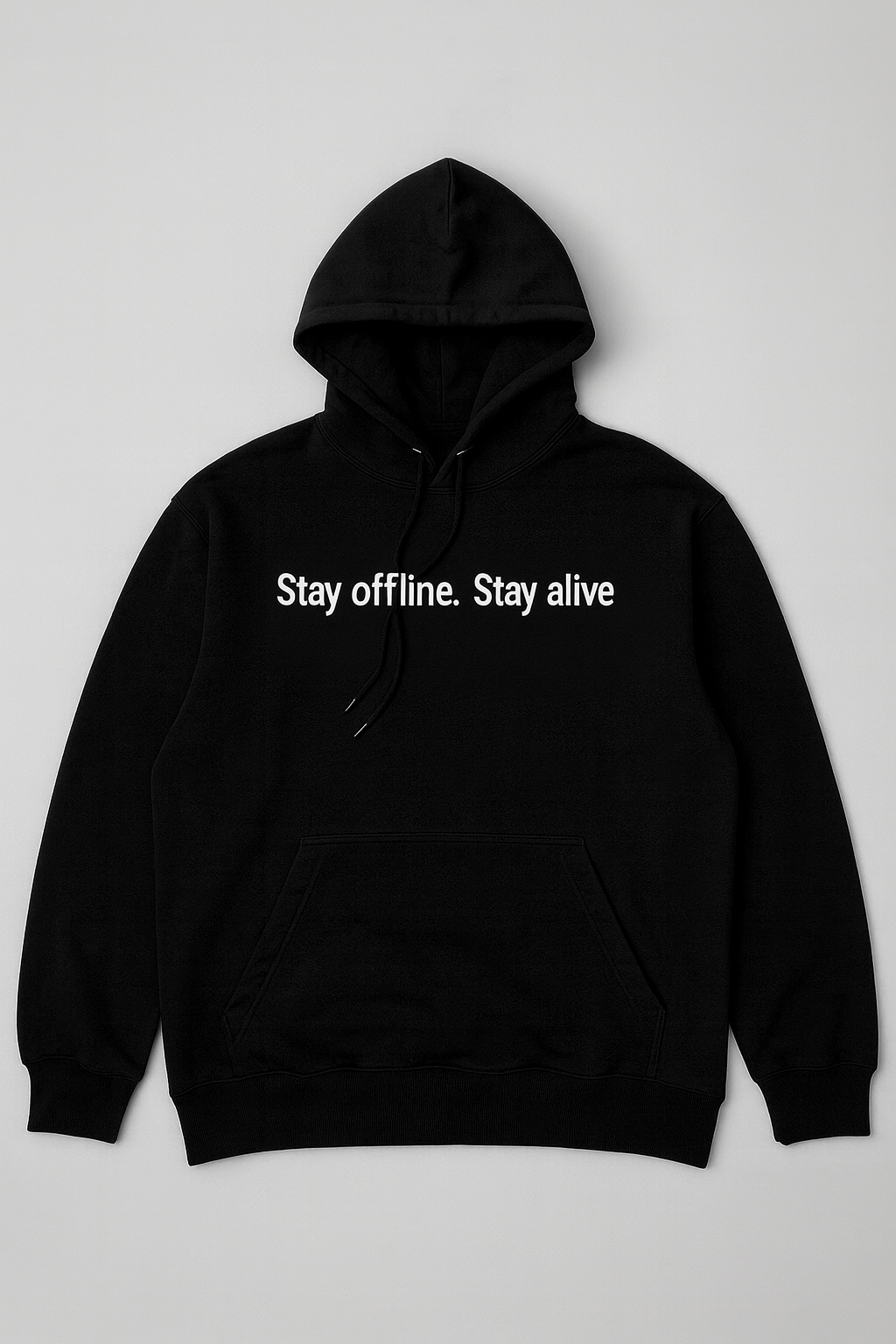 Stay Offline Hoodie – “NO WIFI IN HEAVEN” Edition