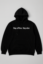 Stay Offline Hoodie – “NO WIFI IN HEAVEN” Edition