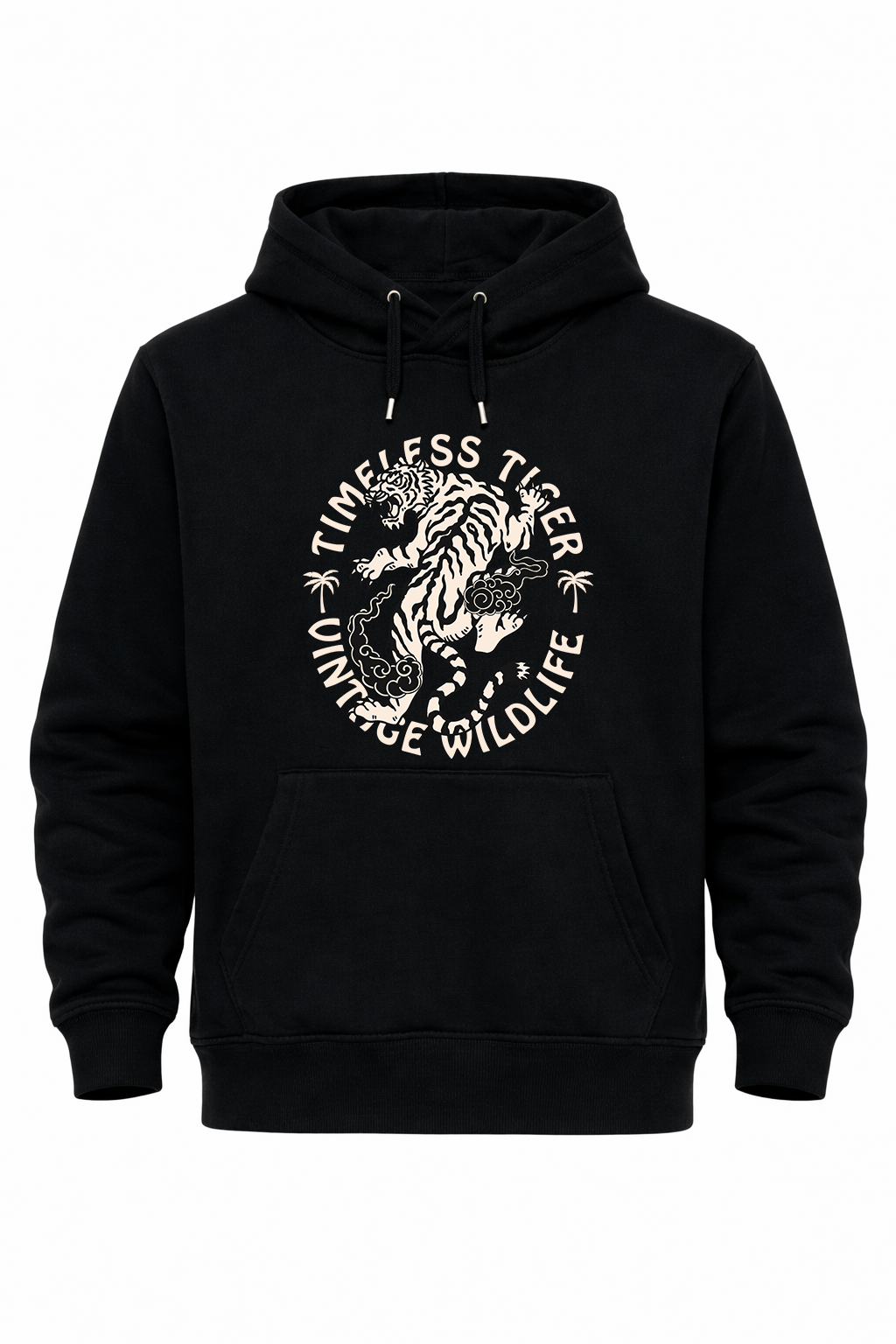 Timeless Tiger Printed Hoodie