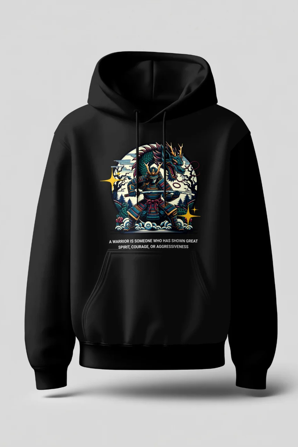 Warrior Printed Hoodie Main image