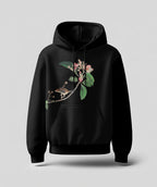 Flower Printed Hoodie