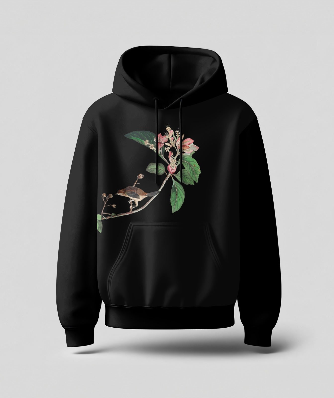 Flower Printed Hoodie