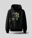 Flower Printed Hoodie