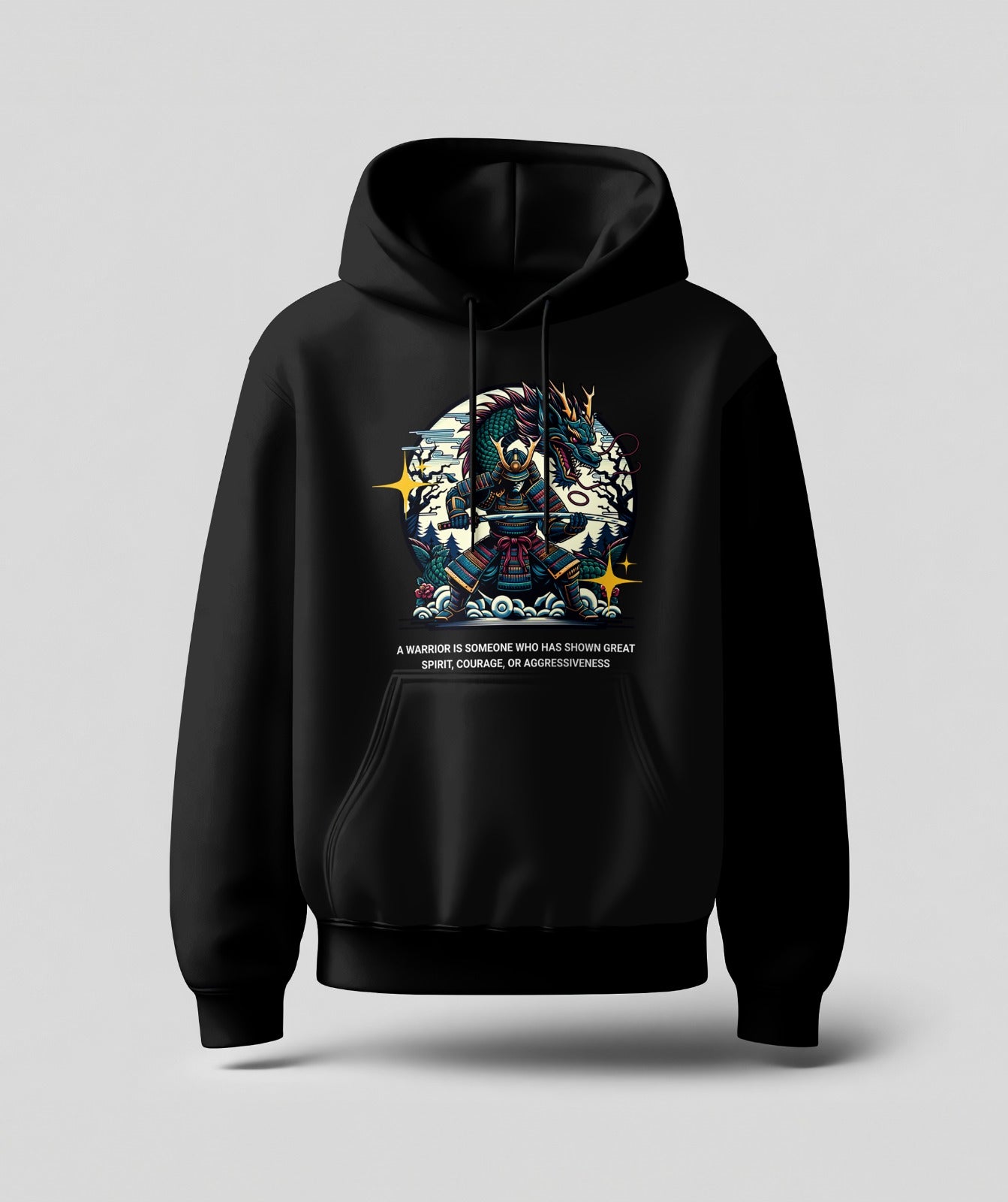 Warrior Printed Hoodie