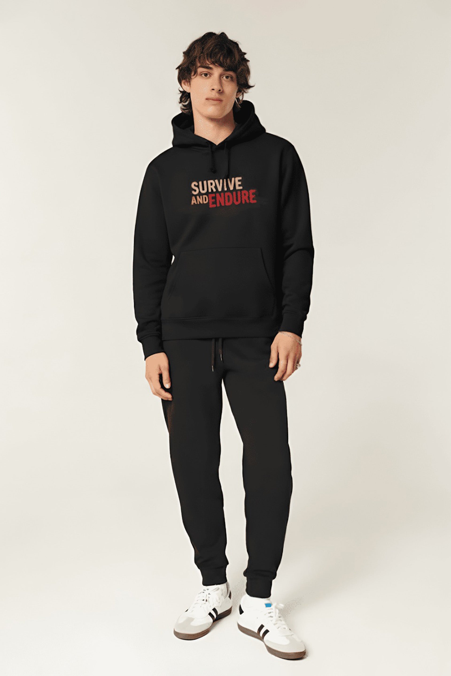 Survive & Endure “Madness” Graphic Hoodie – Black Main image