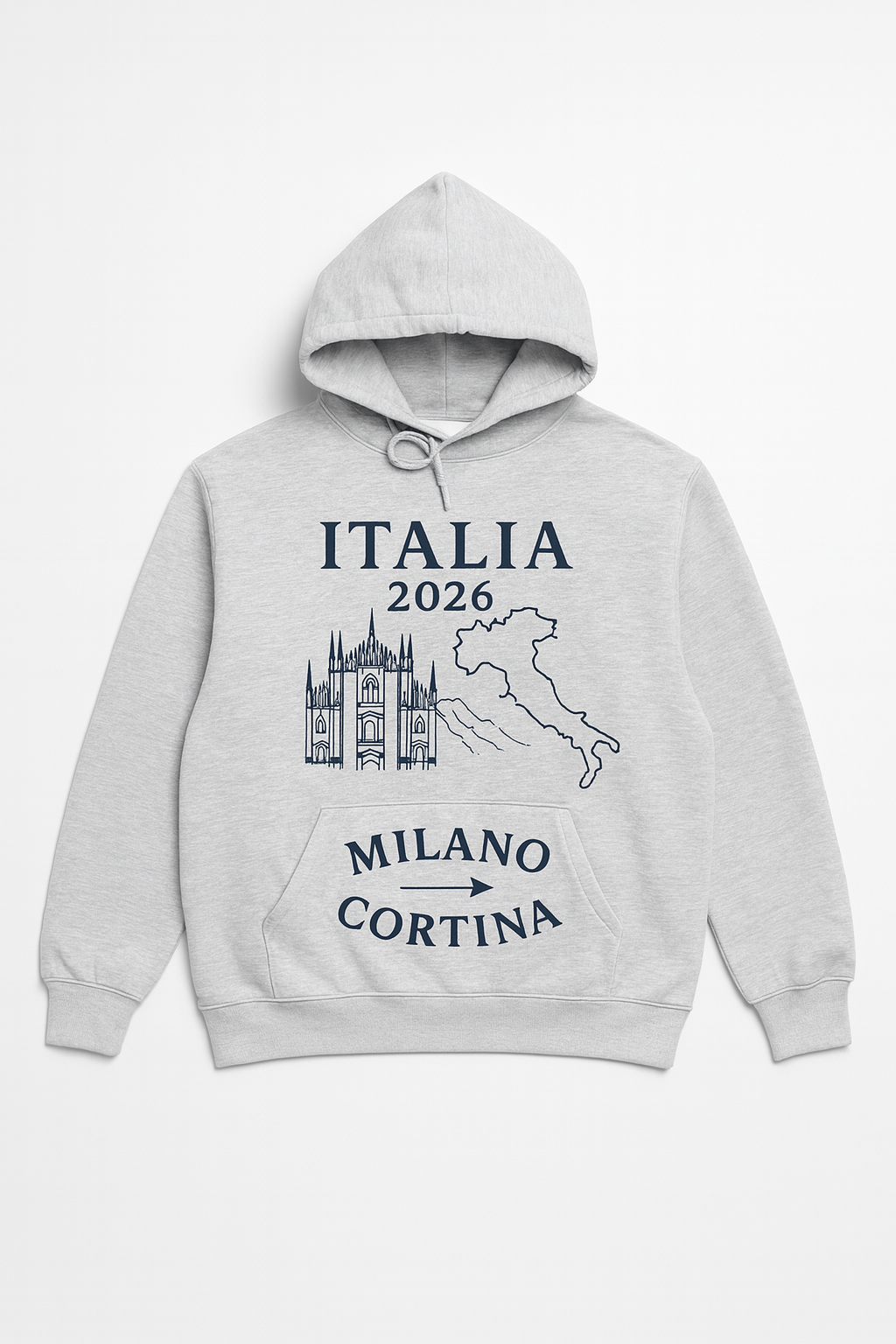 Italia 2026 Olympics Milano–Cortina Hoodie – Premium Fleece – Unisex
