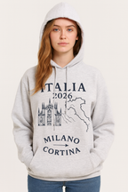 Italia 2026 Olympics Milano–Cortina Hoodie – Premium Fleece – Unisex