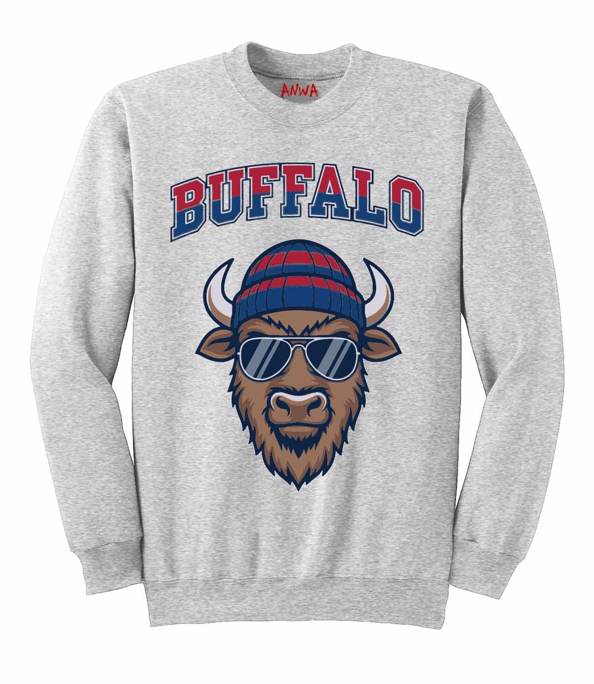 Buffalo football Team Spirit Sweatshirt Bull Mascot Secondary image