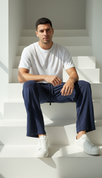 Unisex French Terry Wide-Leg Pants